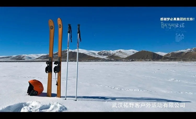 Outdoor Sports High Quality Log Skiing Skis Wooden Snowboards Sleigh
