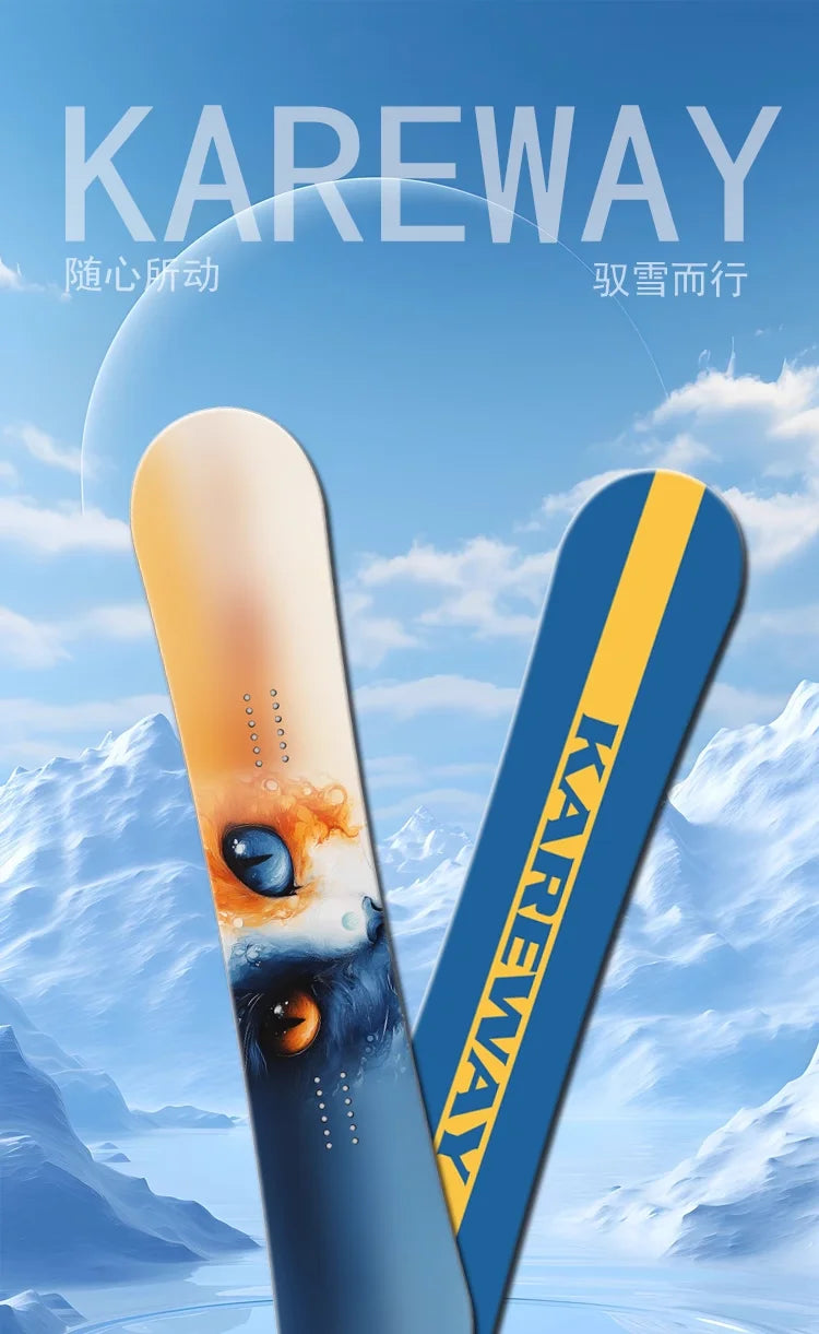 All Mountain Dual Lightweight Carbon Fiber Snowboard with Binding Customized Logo Wholesale Equipment