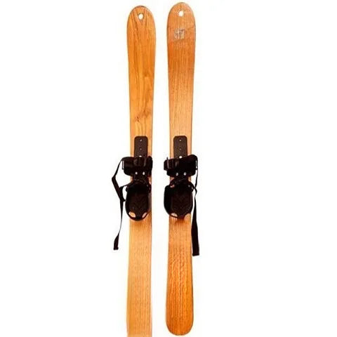 Outdoor Sports High Quality Log Skiing Skis Wooden Snowboards Sleigh