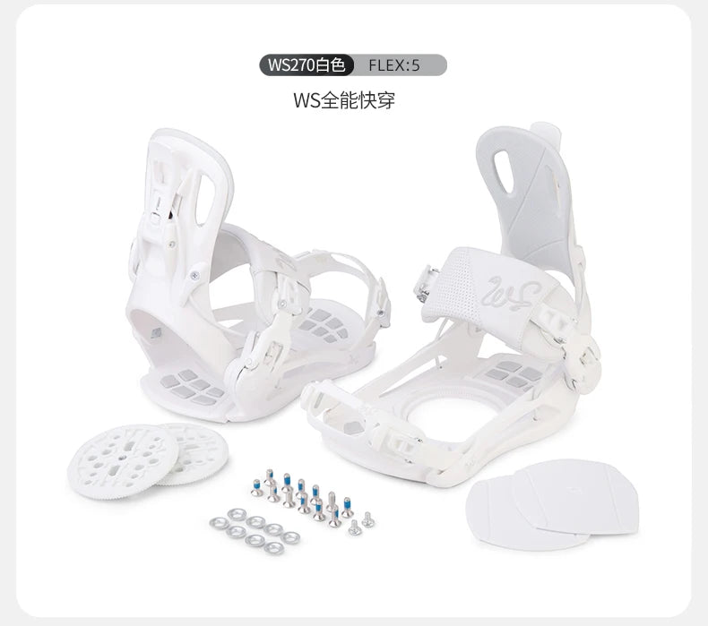 All-Around Adult Camber Rocker Snowboard Set for Men and Women Winter Style