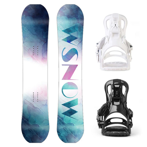 All-Around Adult Camber Rocker Snowboard Set for Men and Women Winter Style