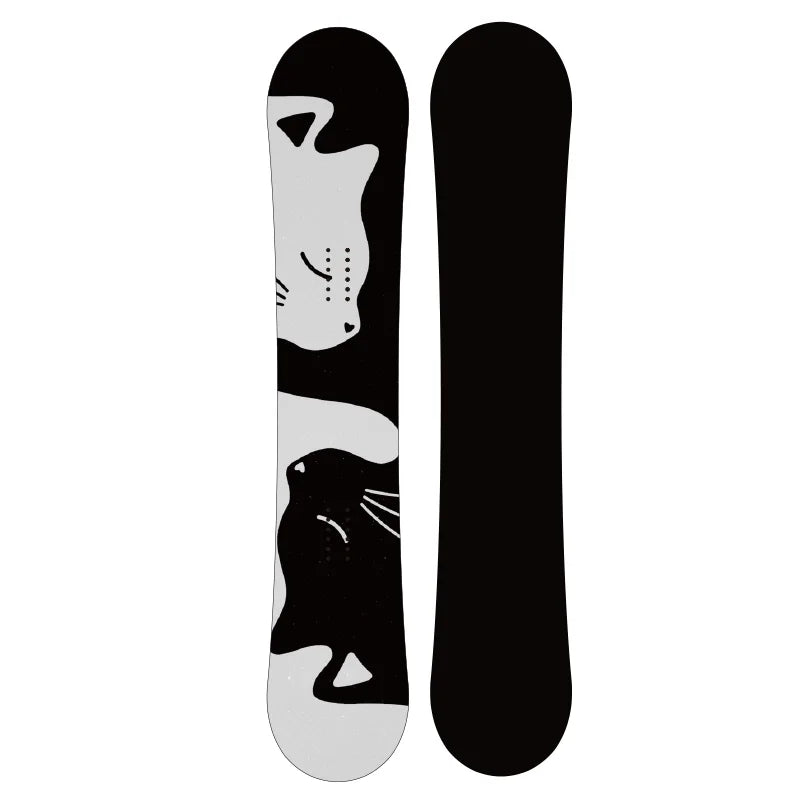 All Mountain Dual Lightweight Carbon Fiber Snowboard with Binding Customized Logo Wholesale Equipment
