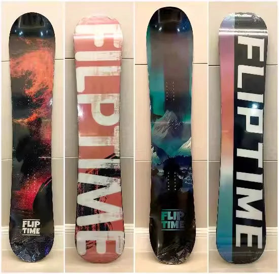 All Mountain Dual Lightweight Carbon Fiber Snowboard with Binding Customized Logo Wholesale Equipment