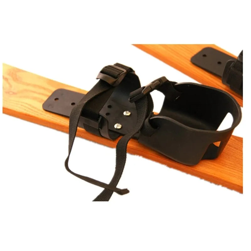 Outdoor Sports High Quality Log Skiing Skis Wooden Snowboards Sleigh