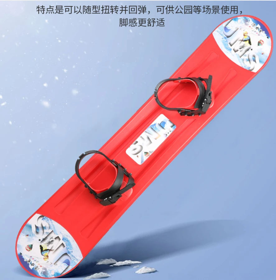 Snowboarding for Kids, Beginner Practice Plastic Ski Gear Freestyle Skiing