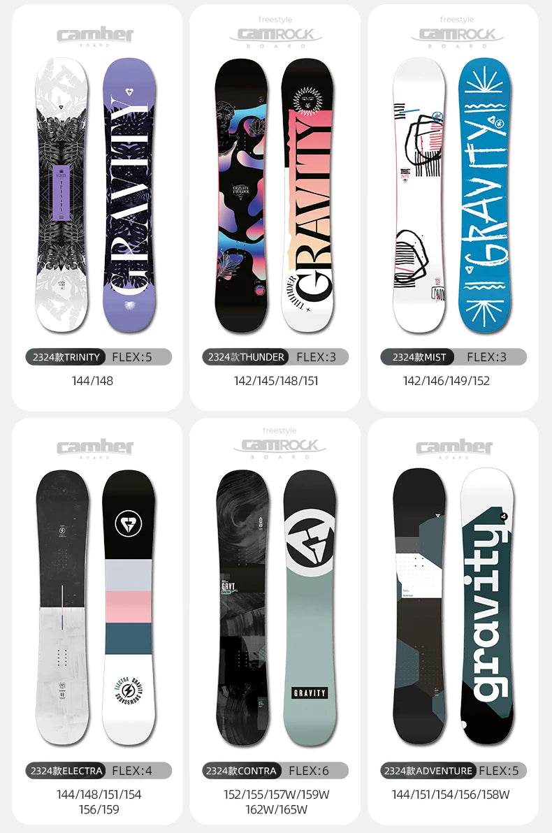All-Around Adult Camber Rocker Snowboard Set for Men and Women Winter Style