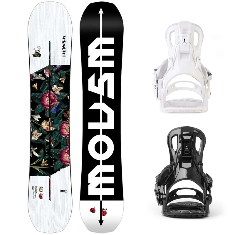 All-Around Adult Camber Rocker Snowboard Set for Men and Women Winter Style
