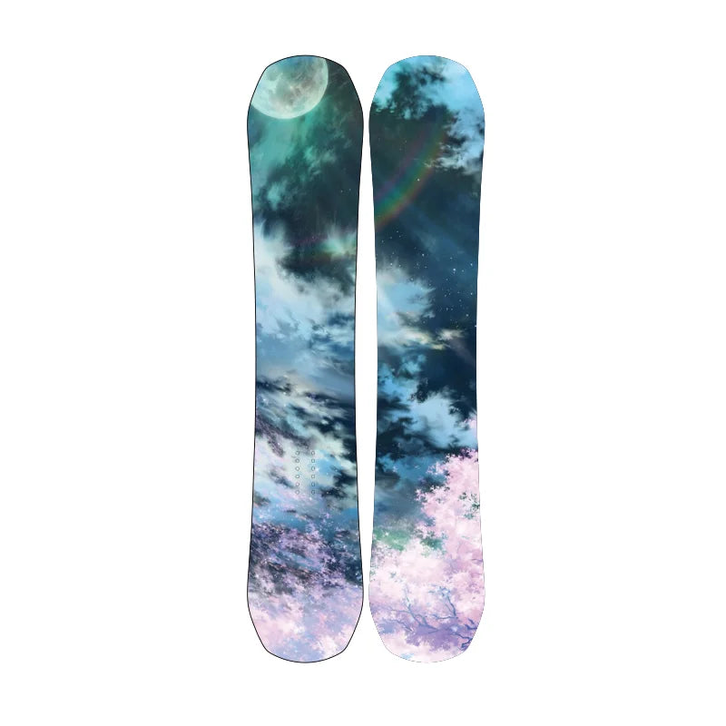 All Mountain Dual Lightweight Carbon Fiber Snowboard with Binding Customized Logo Wholesale Equipment